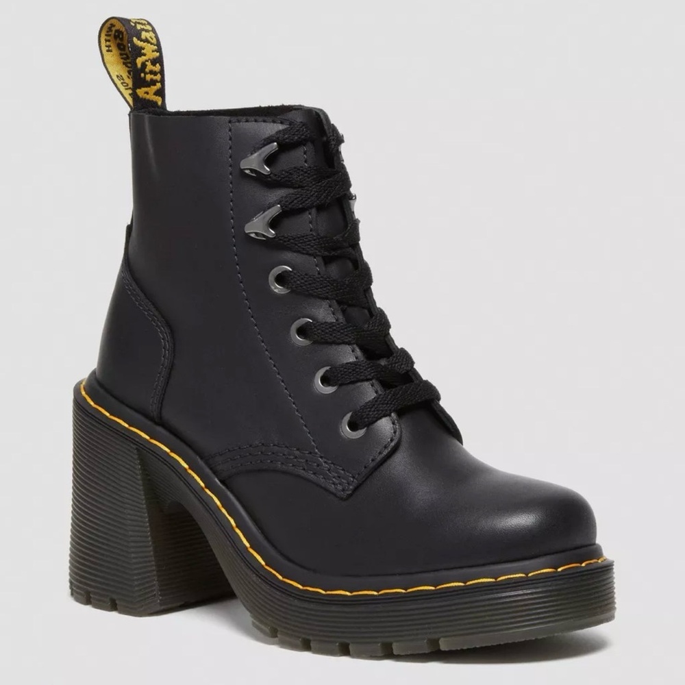 Dr. Martens Black Heeled Boots